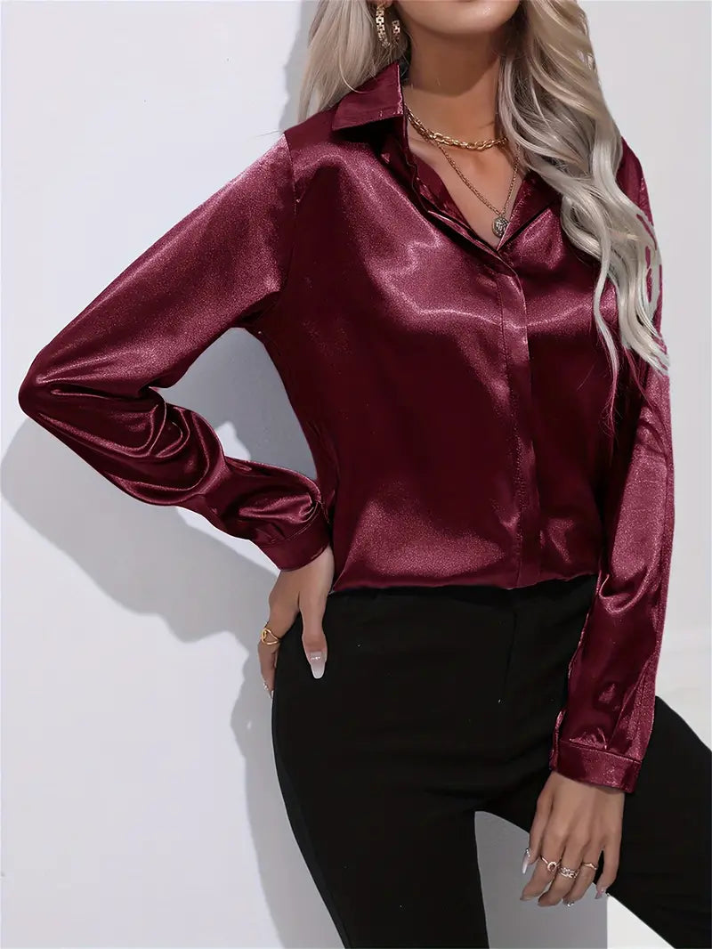 Casual Long-Sleeved Shirt For Women