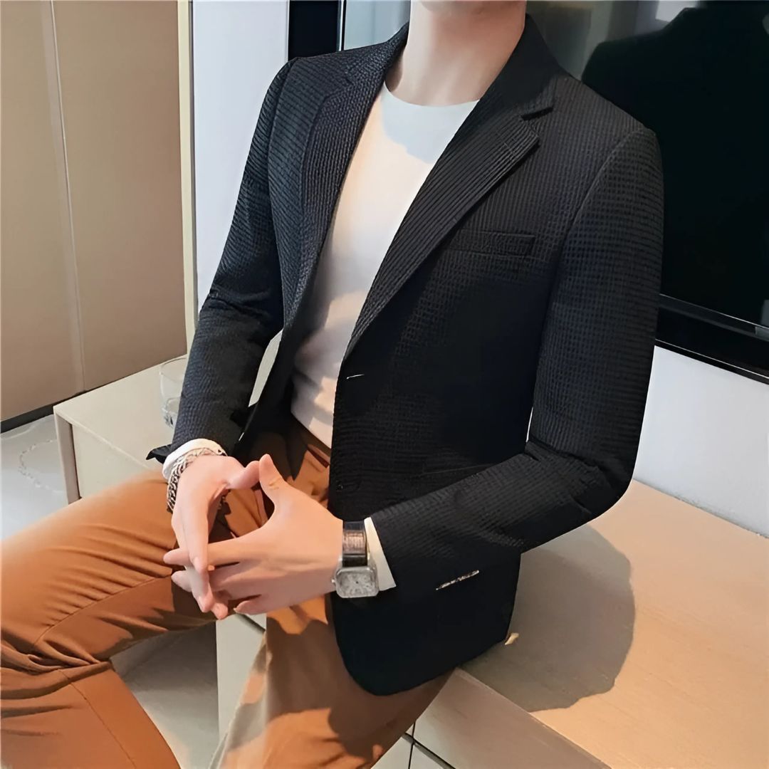 Men's Single-Breasted Jacket