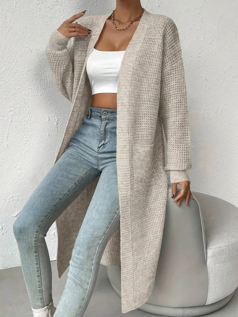 Women's Casual Warm Cashmere Knit Cardigan