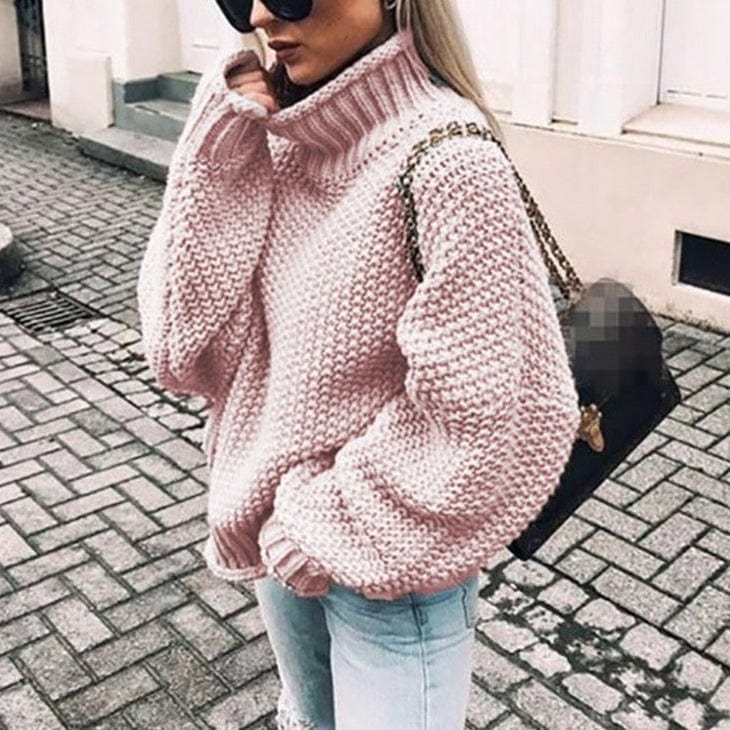 Knit Turtleneck Sweater for Women