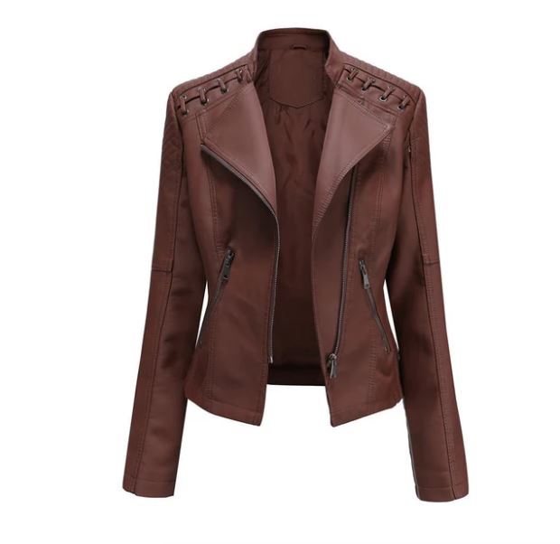 Classic Leather Jacket for Women