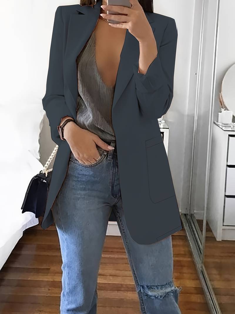 Women's Stylish Long Sleeve Blazer