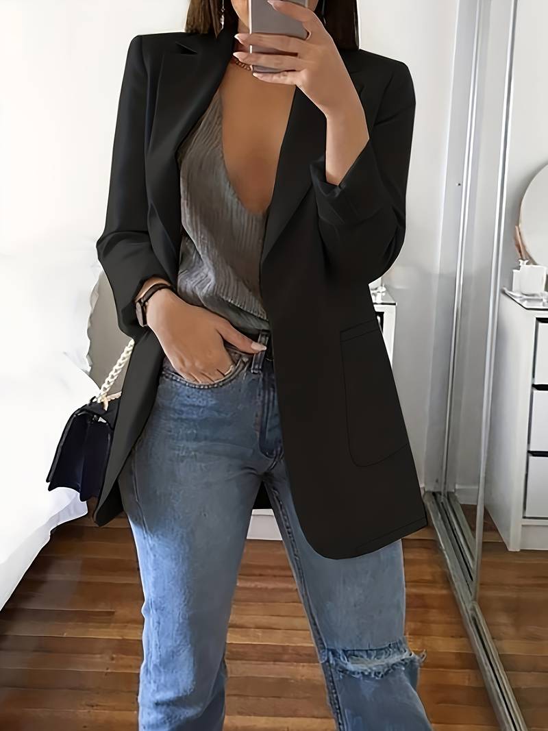 Women's Stylish Long Sleeve Blazer