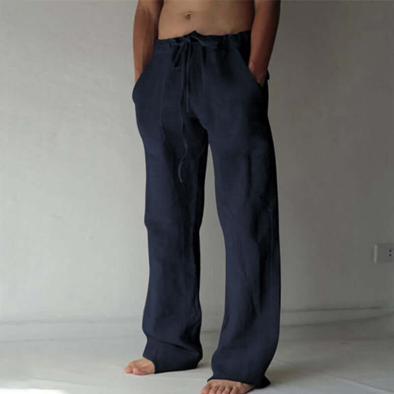 Linen Leisure Trousers for Men