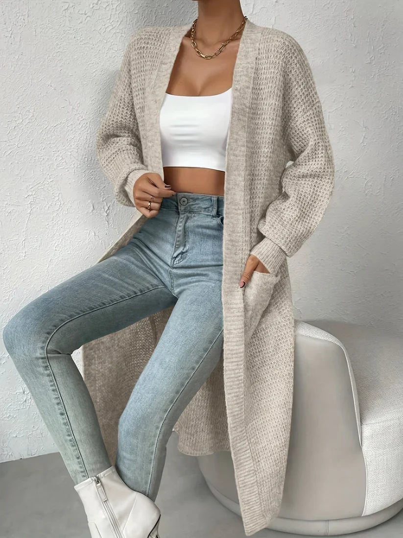 Women's Casual Warm Cashmere Knit Cardigan