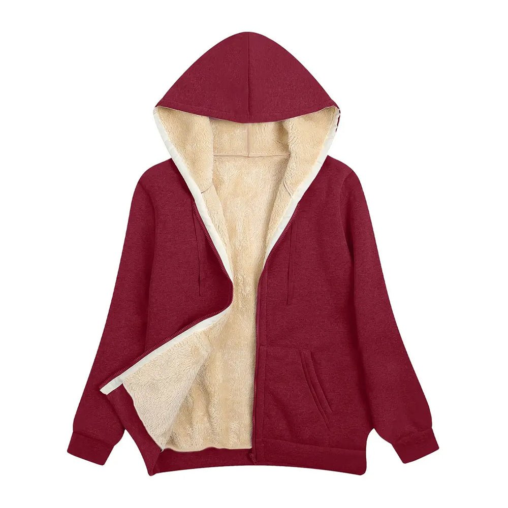 Women's Fleece-Lined Zip-Up Jacket