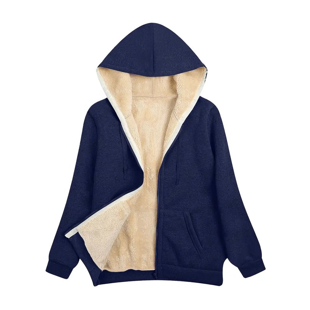 Women's Fleece-Lined Zip-Up Jacket