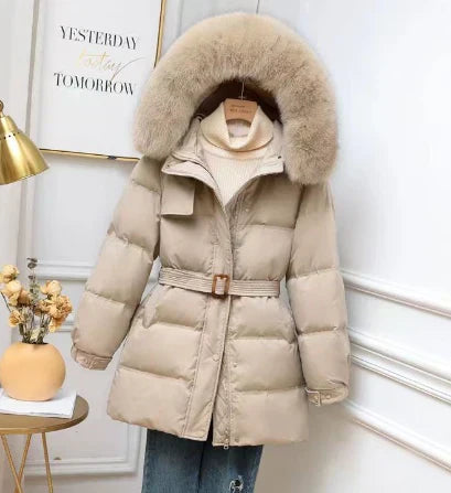 Winter Jacket with Removable Hood for Men