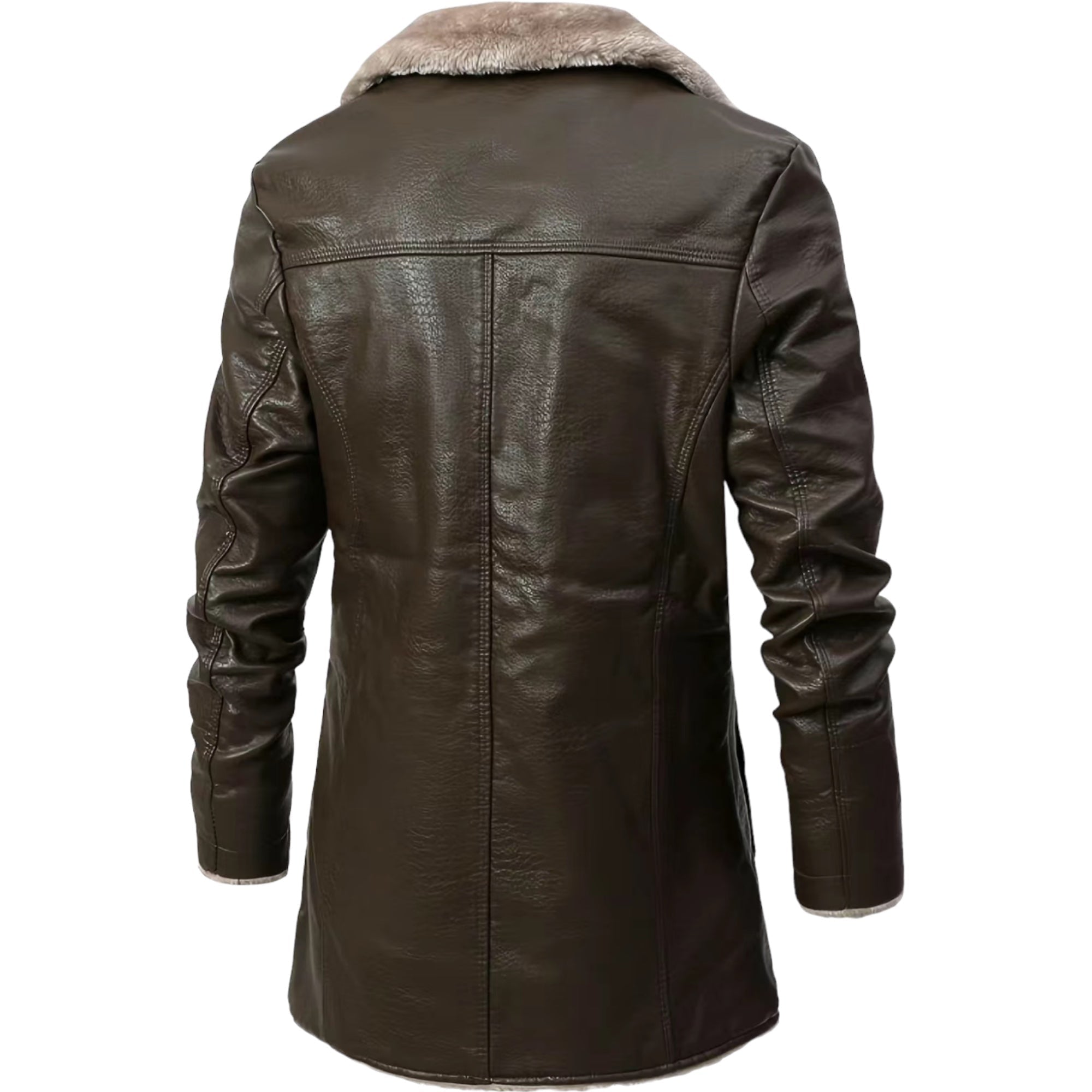 Men's Leather Shearling Jacket