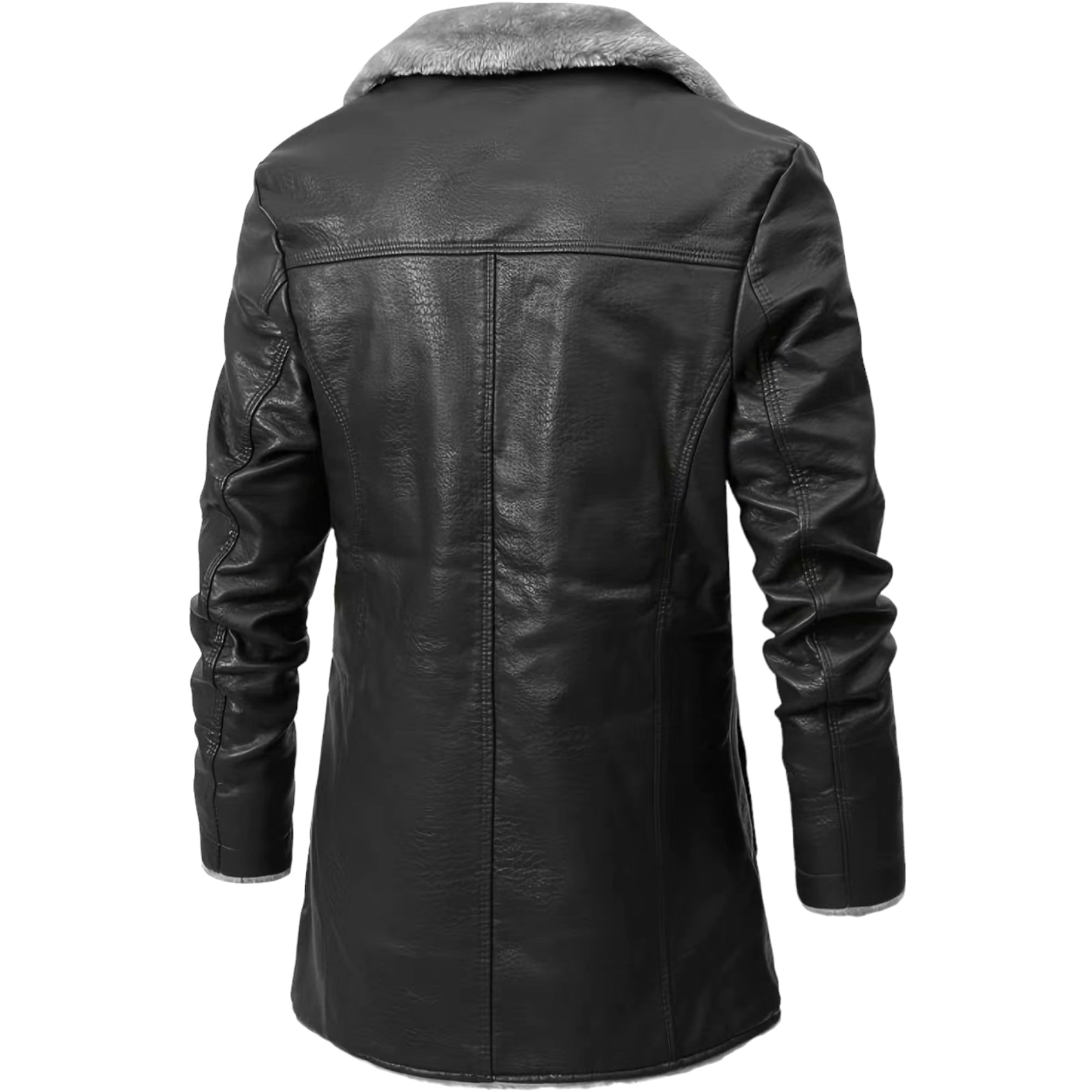 Men's Leather Shearling Jacket