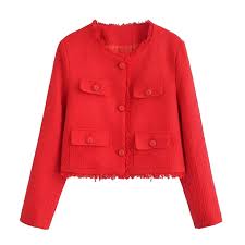 Elegant Cropped Jacket for Women Stylish Design