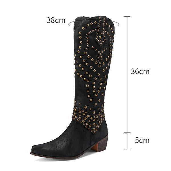 Women's Vegan Leather Western Cowboy Boots