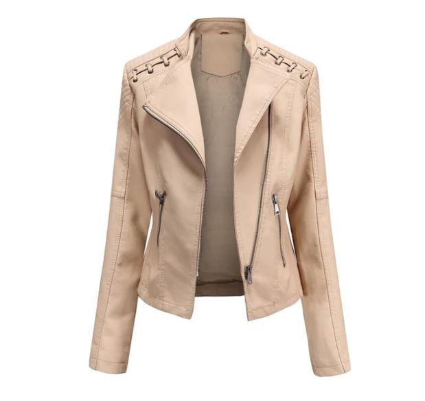 Classic Leather Jacket for Women