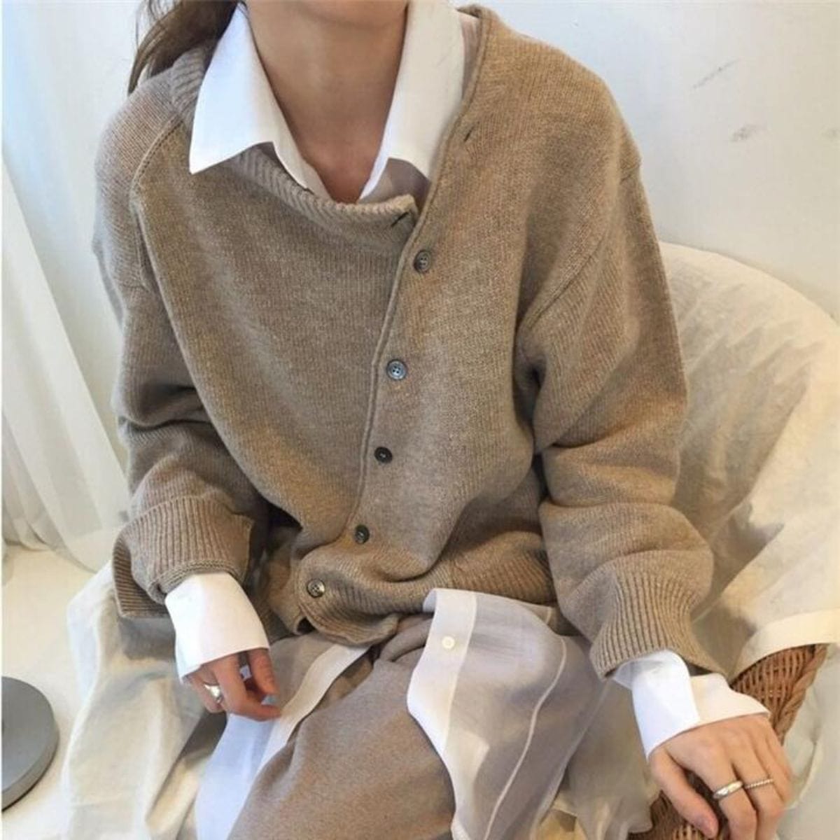 Women's Soft Cashmere Wrap Cardigan