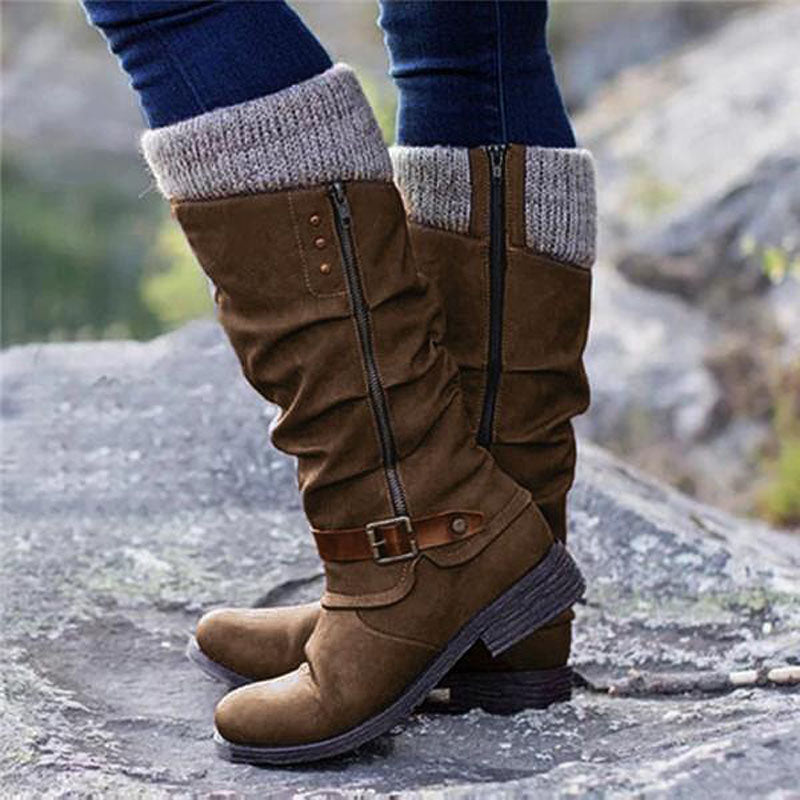 Flat-Heel Boots For Women