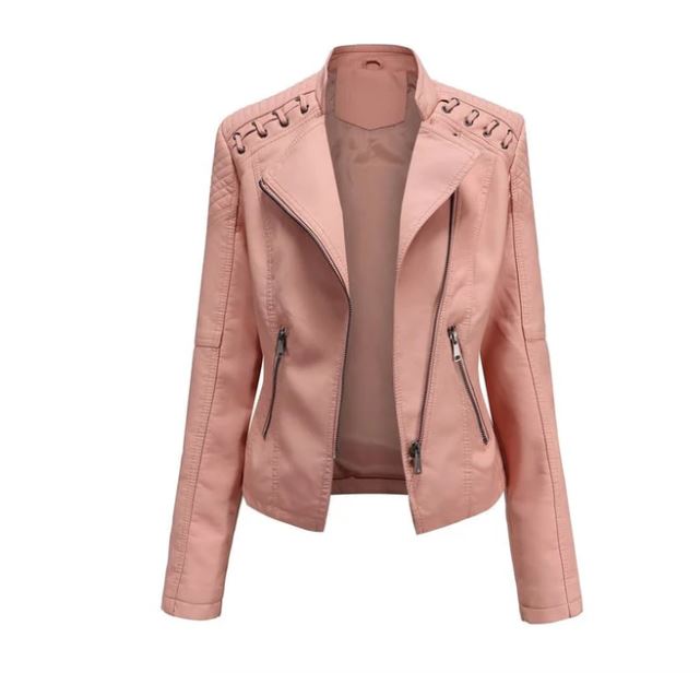 Classic Leather Jacket for Women