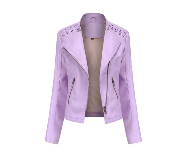 Classic Leather Jacket for Women