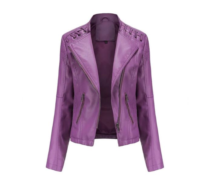 Classic Leather Jacket for Women