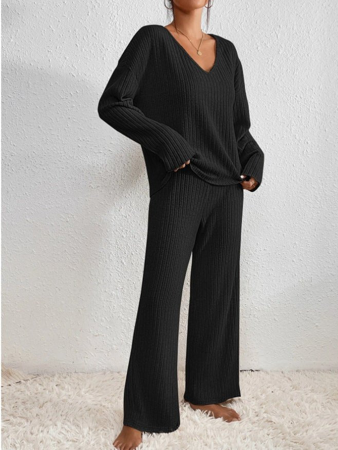 Women's Ribbed Knit Lounge Set