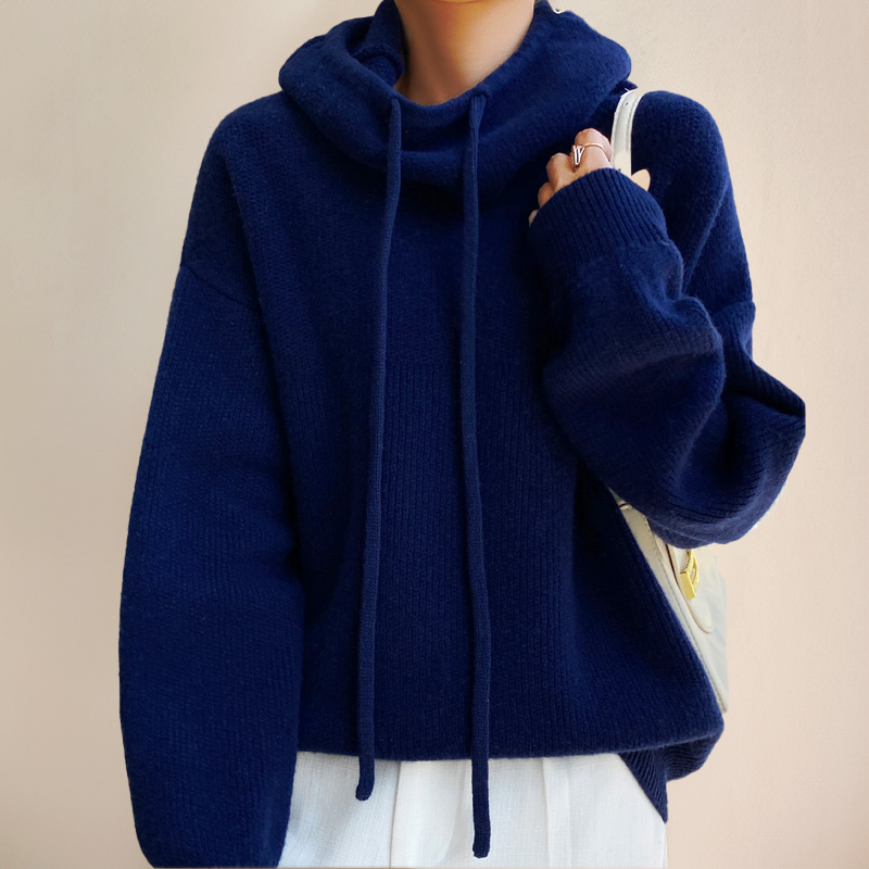 Wool Turtleneck Sweater for Women