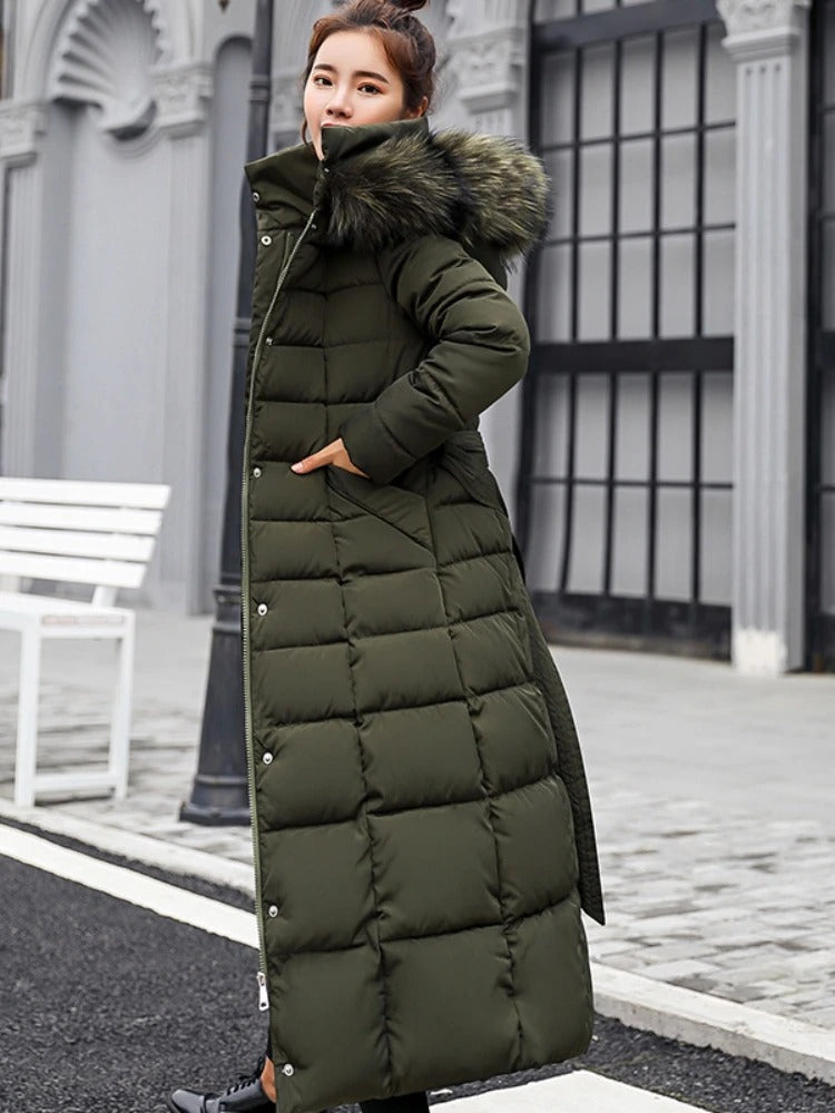 Long Warm Winter Jacket for Women