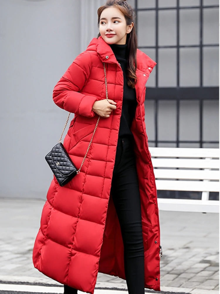 Long Warm Winter Jacket for Women