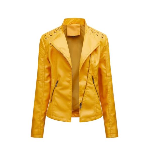 Classic Leather Jacket for Women